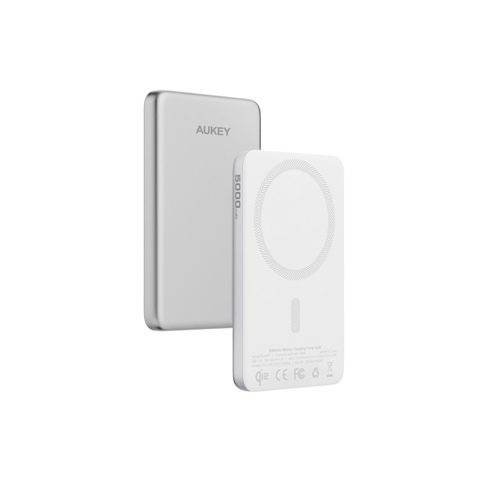 Magfuszion M5000  5000mAh Qi2磁吸超薄行動電源 (MS07)