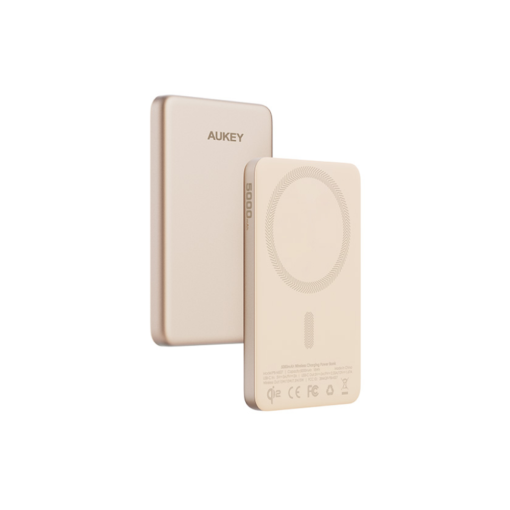Magfuszion M5000  5000mAh Qi2磁吸超薄行動電源 (MS07)