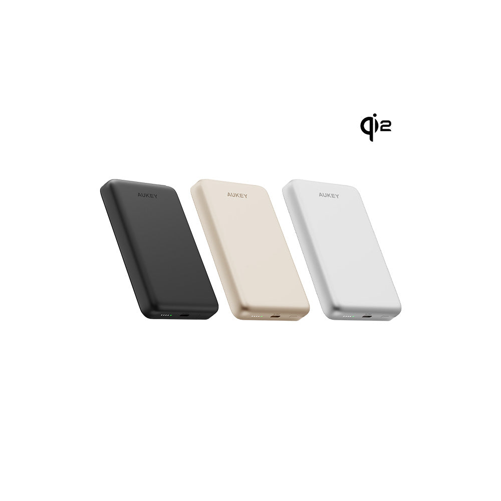 AUKEY Magfusion M10000  10000mAh Qi2 磁吸超薄行動電源(MS08)